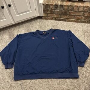 Pepsi Employee Windbreaker Pullover Worker Sweatshirt Size 4XL Aramark Delivery